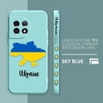 thumbnail image 3 of Case For Oneplus 5 6 9 9R 8 8T 7 7T A3 2 2V NORD 3 2 Lite Pro Simple Liquid Silicone Case Flag Of Ukraine Insignia, 3 of 5