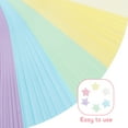 thumbnail image 2 of TEHAUX 540Pcs Assorted Color Origami Paper Strips For Diy Crafting Handcrafts Beginners 13.8X0.4X0.004In, 2 of 5