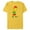 Yellow, variant on The Simpsons Bart Simpson Elf Bart Holiday - Short Sleeve Blended T-Shirt for Adults – Customized-Yellow