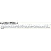 Maybelline Lash Sensational Luscious Washable Mascara in Blackest Black, 0.32 fl. oz.