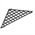 thumbnail image 1 of 24 x 24 x 34.5 in. Grid Triangular Shelf, Black, 1 of 1