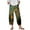 Army Green, variant on TSADFHJI Long Skirts for Women Black Women's Capris Casual Pants Summer Printed Short Cotton Pants Comfortable Loose Pants with Pockets Xl Green