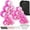 Hot Pink, variant on This 48-piece curling iron and hair clip set includes 24 curling irons and 24 hair clips. Creates long, medium, and short hairstyles without heating. From Erda, this lightweight curling iron set offe