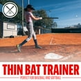 thumbnail image 6 of Franklin Sports MLB Thin Stick Training Bat + Ball Set, 30 in, 6 of 7