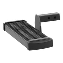 LUVERNE Grip Step 7" x 26" Black Aluminum Receiver Hitch Step, 6" Drop (Fits 2" Tube) 415026-570015