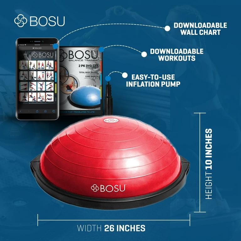 Bosu 72-10850 Home Gym The Original Balance Trainer 65 cm Diameter
