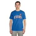 thumbnail image 4 of Men's New Era Royal Chicago Cubs Throwback Pinstripe T-Shirt, 4 of 5