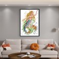 thumbnail image 2 of (R189) Hilo Algodón Ecológico Bordado No Manchú 14CT 2 Hebras Impresión 40*61cm Sirena (2) Kit Serie Punto Cruz (borde Gancho), 2 of 9