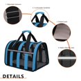 thumbnail image 2 of Pet Cat Carrier Bolso al aire libre Bolsa plegable para mascotas Bolsa de viaje para mascotas (Azul S), 2 of 3