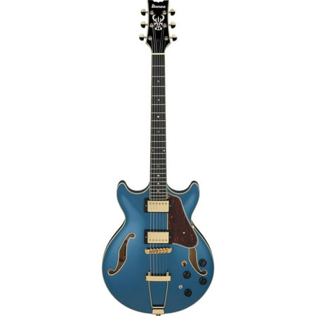 Ibanez AM Artcore Expressionist AMH90 Hollow-Body Electric Guitar, Prussian Blue Metallic