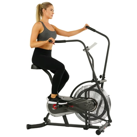 Sunny Health & Fitness Zephyr Air Bike, Fan Exercise Bike