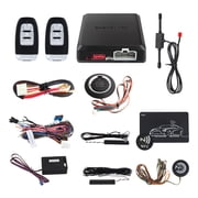 EASYGUARD Smart Key RFID PKE Car Alarm System Passive Keyless Entry Remote Starter Push Start Button & NFC Entry Hopping Code Shock Sensor