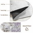 thumbnail image 6 of Round Rugs 6Ft, Purple Spring Floral Round Area Rug Washable Indoor Throw Carpet, Summer Botanical Weeping Vintage Soft Non Slip Circle Rug for Office Cabinet Home Decor Aesthetic, 6 of 8