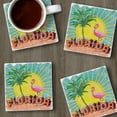 thumbnail image 5 of Thirstystone "Florida Retro" 4-Pack Tumbled Tile Coasters, 5 of 7