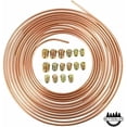 thumbnail image 1 of Professional Brake Line Tubing Kit, Flexible Tube, Easy To Clip By Hand And Open With Simple Tools, Stainless Corrosion Resistant Brake Line For Hydraulic Braking Systems, Fuel, 1 of 5