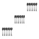 thumbnail image 2 of Juego de cucharas para servir de Acero inoxidable Advancent 6 piezas negro, 2 of 6