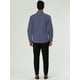 thumbnail image 5 of Camisas de hombre con lunares, manlarga, corte ajustado, estampado, camicon botones Azul marino 48, 5 of 7
