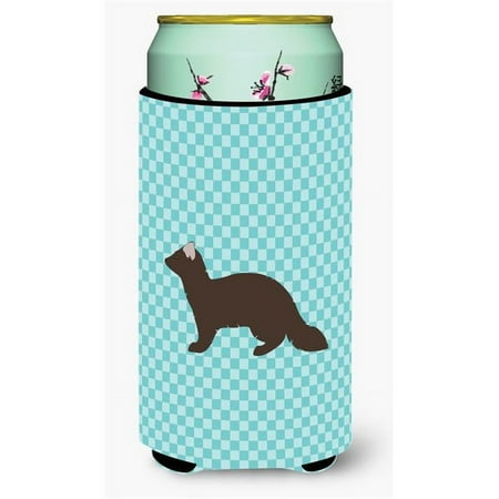 

Sable Marten Blue Check Tall Boy Beverage Insulator Hugger