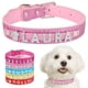 thumbnail image 2 of Collar de perro personalizado cuero diamantes de imitación Bling encantos personalizado mascotas perros gato nombre Tan Jianjun unisex, 2 of 2