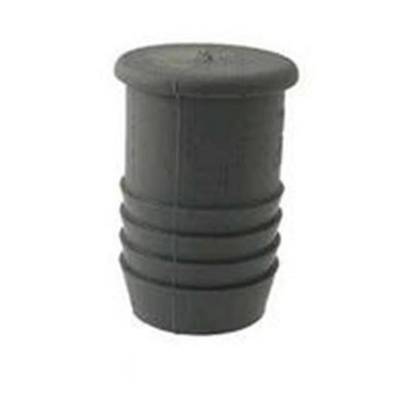 Boshart Industries 0278846 0.5 in. Plumbing Insert Plug, Gray - Polyethylene