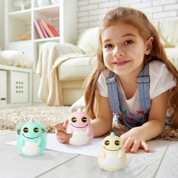 ABPWLY Toys Kid Tumbler Toy with Music and Moving Eyes Early Education Infant Enlightenment Learning Toy for Kids Gift Christmas