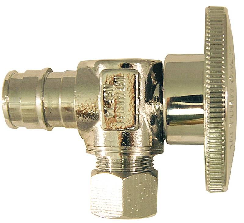 8975062,EXPANSION PEX STOP VALVES,ANGLE,CHROMEPLATED BRASS,PEXA