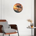 thumbnail image 3 of 12 Inch Wall Clock Battery Operated Silent Clock Decorative for Office, Kitchen, Outdoor, Living Room，Dolphin Jumping Out of The SeaCute Drawing, 3 of 4