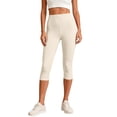 thumbnail image 2 of Inglocry High Waisted Leggings for Women - Tummy Control Yoga Pants for Workout Running Athletic Women's Leggings Plus Size Beige XL, 2 of 6