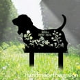 thumbnail image 2 of Handmadetneonsign Basset Hound Dog Metal With Stake, Dog Metal Name Sign Stake, Dog Metal Stake Decor 66521, 2 of 5