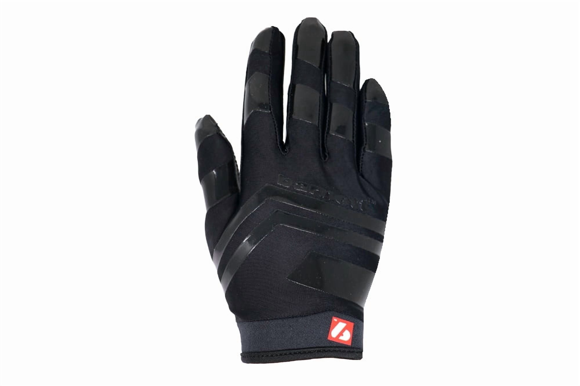 FRG-03 Junior Black (L) receiver football gloves, (RE, DB, RB)