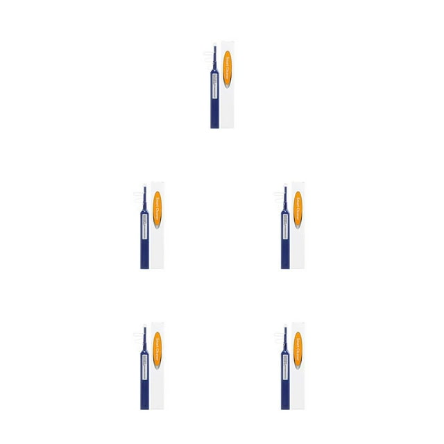 heritaly Fiber Optic Cleaning Pen 180 Degree Dust Portable Factorial Clean 1.25MM 5Set