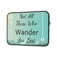 thumbnail image 2 of Bingfone Not All Those Who Wander Are Lost1 Laptop Sleeve Case 13 Inch, 360° Protective Computer Carrying Bag, 2 of 9
