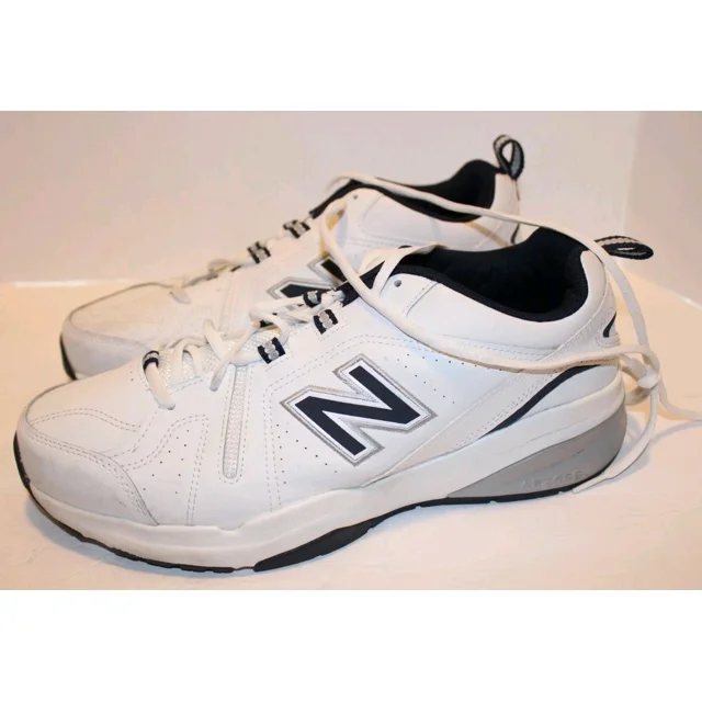 New Balance 608 v5 White Navy Blue Men's Size 11.5 4E US Casual Comfort Shoes