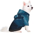 thumbnail image 2 of Fotbe Lonely Night Wolf Sudadera con Estampado para Perros Pequeños – Suéter con Capucha para Mascotas, Tela Suave de Forro Polar con Bolsillo-X-Small, 2 of 7