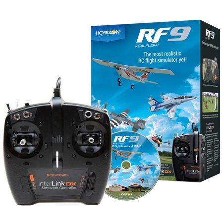 RealFlight RF9 Flight Simulator with Spektrum Controller, RFL1100