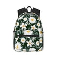 thumbnail image 2 of Goofa White Daisies and Bee Print Casual Backpack for Women Men,Waterproof High School Bookbag,Lightweight Travel Daypack,Classic College Backpack,Laptob Backpack, 2 of 6