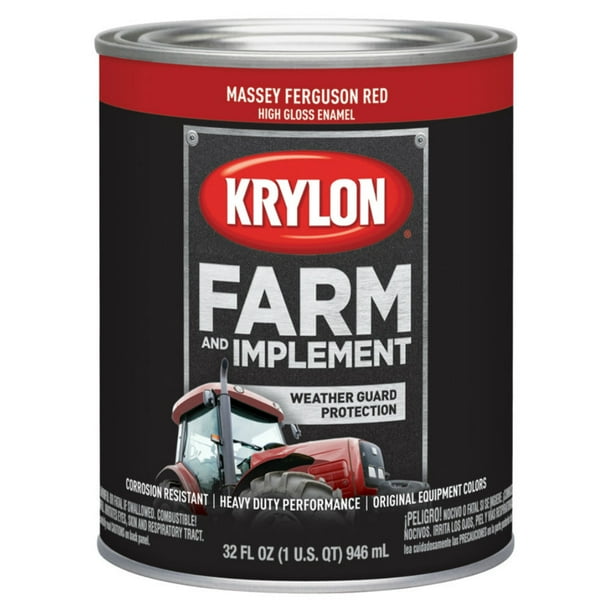 New 2PK Krylon K02026000 Farm & Implement Paint, Massey Ferguson Red, 1
