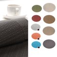 thumbnail image 2 of Injueey Accesorios de cocina de PVC, posavasos antideslizantes impermeables, tapete para , manteles individuales Mostrada Arroz blanco, 2 of 6