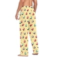 thumbnail image 4 of Men's Pajama Bottoms Retro Bells Men's Cotton Pajama Pants Men's Loose Printed Pajama Pants Casual Pants with Pockets, 4 of 6