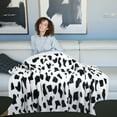 thumbnail image 4 of Catalonia Sherpa Fleece Blanket for Bed, Super Soft Plush Sofa Couch Throw Blanket, TV Bed Blanket, Comfy Cozy Fluffy Warm Comforter, Dalmatian, 60'' x 80'', 4 of 7