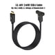 thumbnail image 2 of 2m USB 4.0 Type-C Male to Female Extension Cable with Panel Mount 240W 8K 40Gbps Data Extender Cord, 2 of 5