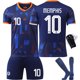thumbnail image 3 of EM2024Nederländernafotbollströjanr4VanDijk10Depay11Robben21DeJongtröjasetSize10withsocksSize10withsocks, 3 of 5