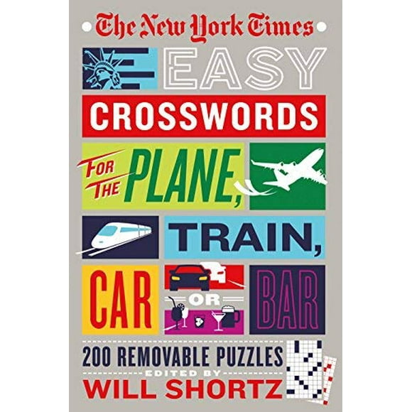 Les Mots Croisés Faciles de New York pour l'Avion, le Train, la Voiture Ou le Bar: 200 Puzzles Amovibles