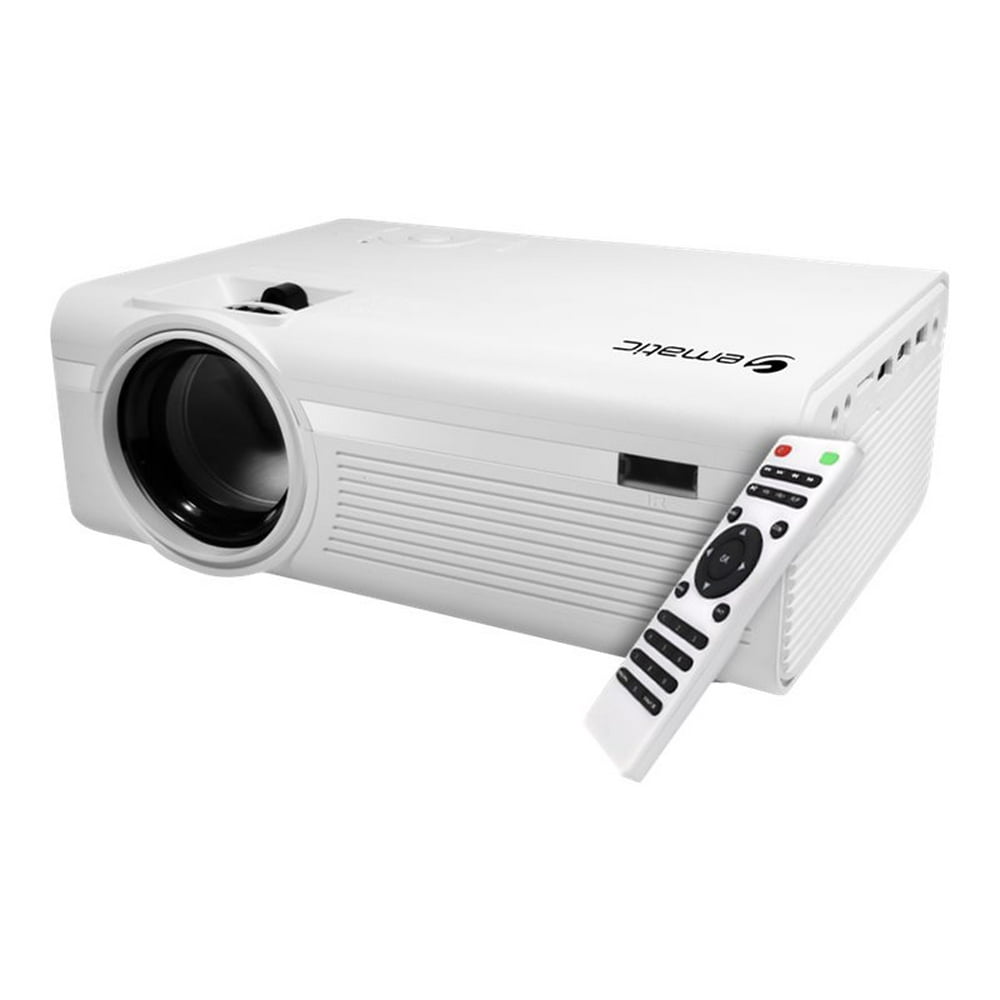 Ematic EPJ590WH LCD projector portable 45 lumens 800 x 480 15