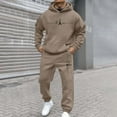 thumbnail image 2 of Men's Track Suits 2 Piece Set Winter Workout Gym Paris Print Hoodie and Sweatpants Big and Tall Athletic Sport Sweatsuits Jogging Sweat Suits Lounge Outfit, 2 of 5