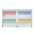 thumbnail image 1 of Aluminum Alloy Key Cabinet Wall Mounted Security Management Keybox Storage Safes Contains Key Box Cards For Company Home Office ,Strong Secure, 1 of 5