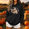 thumbnail image 2 of ZORYEVY Fall Hoodies for Women Pullover Long Sleeve Casual Lightweight Sweatshirts for Women Drawstring with Pockets Cute Graphic Tops, 2 of 6