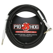 Pig Hog 10FT Right Black Instrument Cable