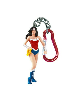 Wonder Woman Key Finder Key Chain Find Keys Quickly Key Hook Hooks on Purse  or Pocket Hanger Holder Gift Women Ladies Handbag Charm Keychain 