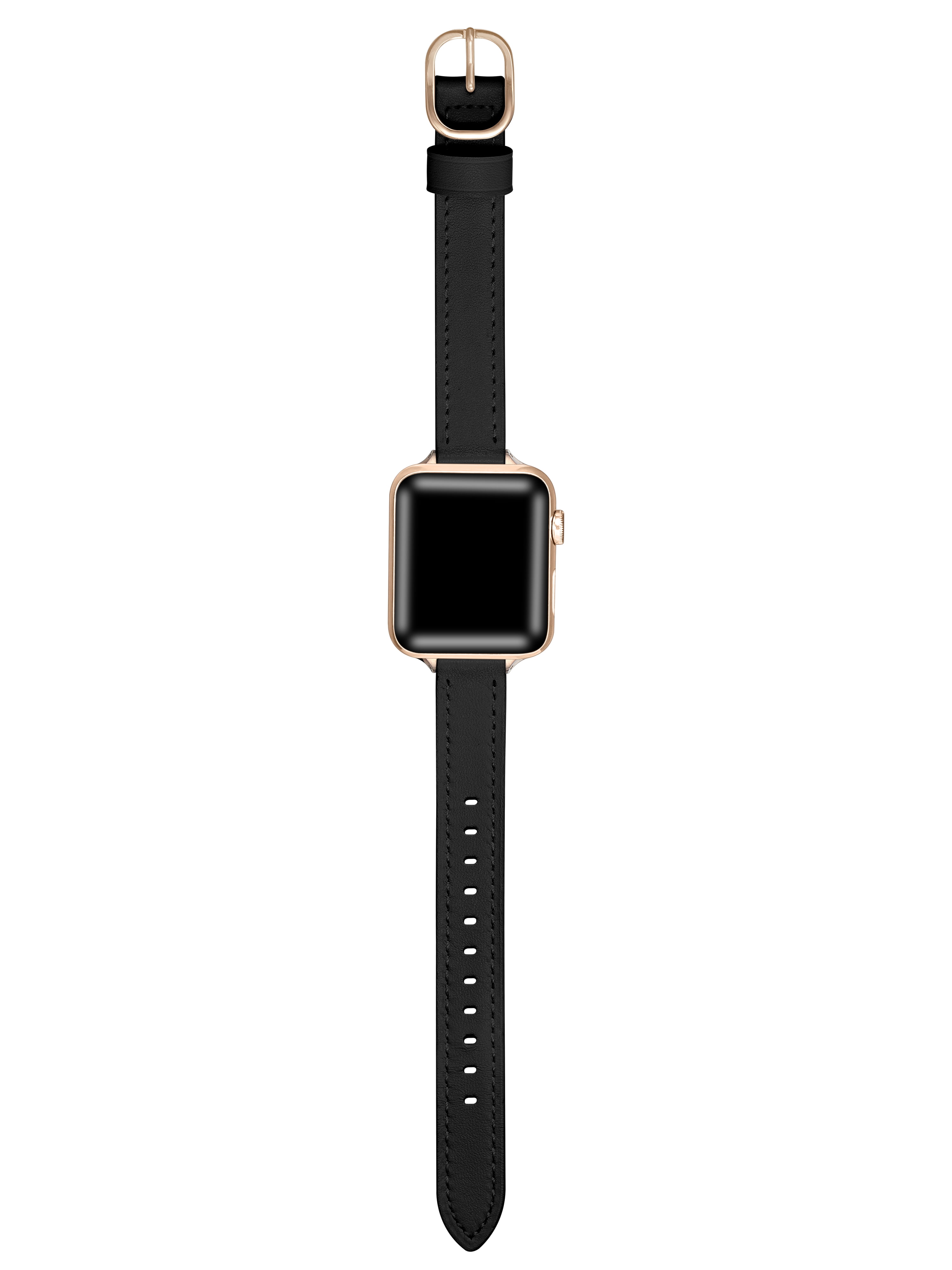 Posh Tech Carmen Faux Leather Band for Apple Watch, Samsung, Garmin, 20mm Band Models